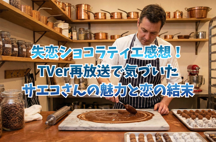 失恋ショコラティエ感想！TVer再放送で気づいた紗絵子さんの魅力と恋の結末