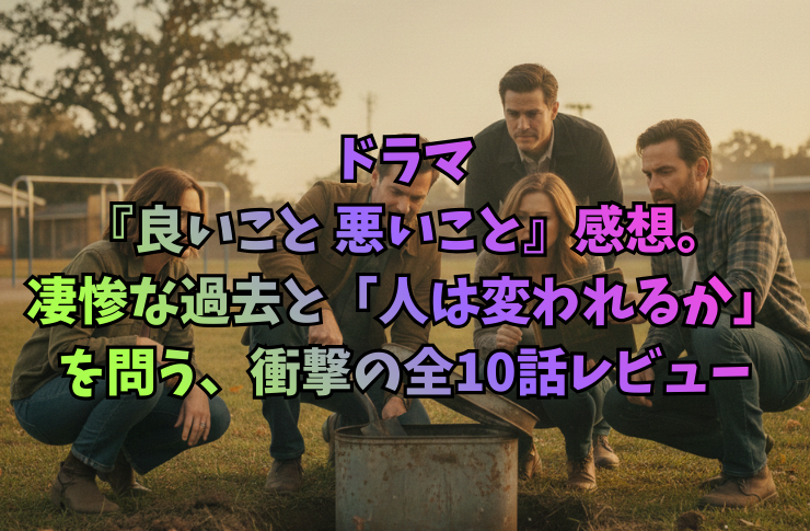 ドラマ『良いこと 悪いこと』感想。凄惨な過去と「人は変われるか」を問う、衝撃の全10話レビュー