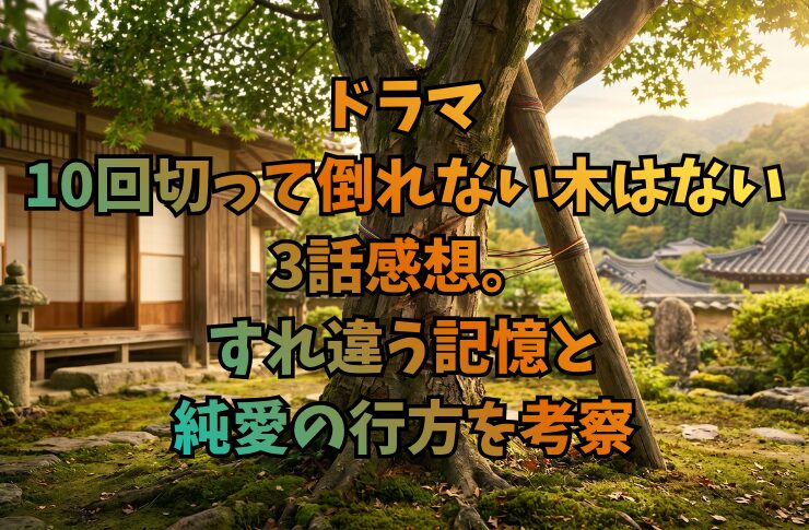 ドラマ『10回切って倒れない木はない』3話感想。すれ違う記憶と純愛の行方を考察