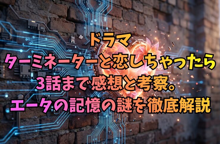 ドラマ『ターミネーターと恋しちゃったら』3話まで感想と考察。エータの記憶の謎を徹底解説
