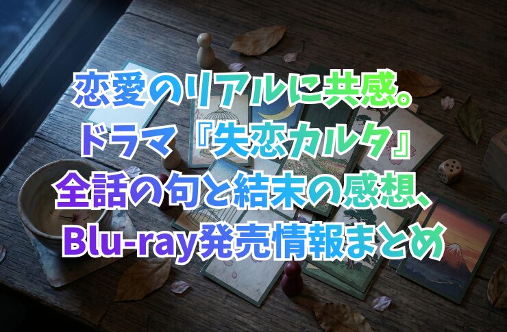恋愛のリアルに共感。ドラマ『失恋カルタ』全話の句と結末の感想、Blu-ray発売情報まとめ